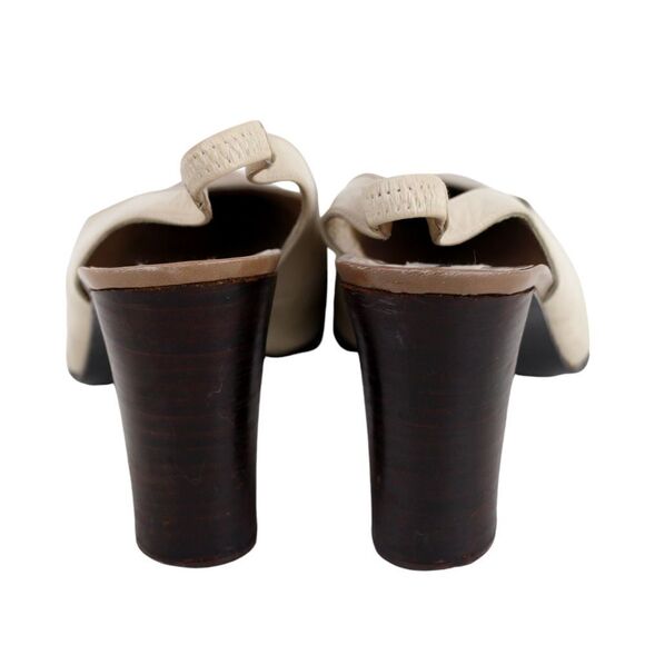 Vicente Pastor BEIGE BROWN GENUINE LEATHER HIGH HEEL CLASSIC PUMP SHOES Sz 9 - Picture 4 of 12